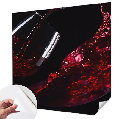 Fototapeta za otroško sobo z motivom rdečega vina