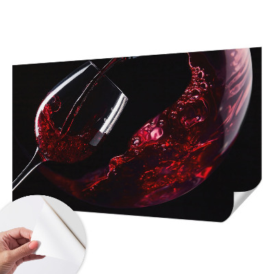 Fototapeta za otroško sobo z motivom rdečega vina