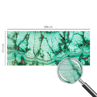 Samolepilna fototapeta za dnevno sobo Zeleni vzorci