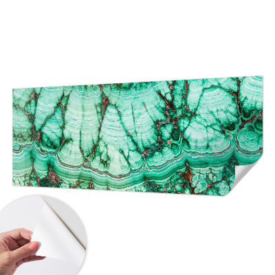 Samolepilna fototapeta za dnevno sobo Zeleni vzorci