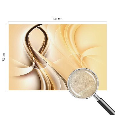 Samolepilna fototapeta za spalnico z vzorcem valovitih črt