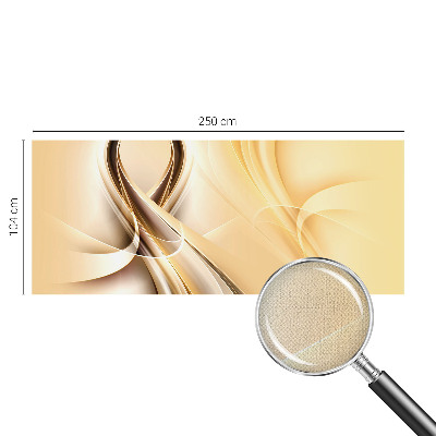 Samolepilna fototapeta za spalnico z vzorcem valovitih črt