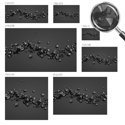 Fototapeta za otroško sobo Črne grudice