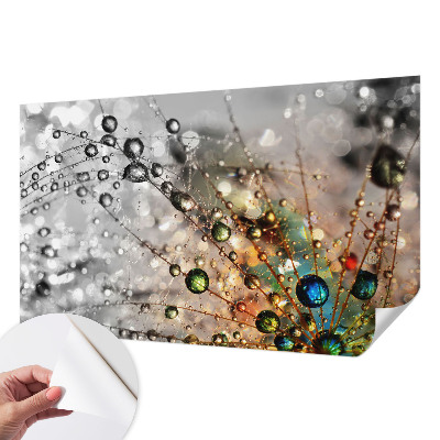 Otroška fototapeta z motivom rož in draguljev