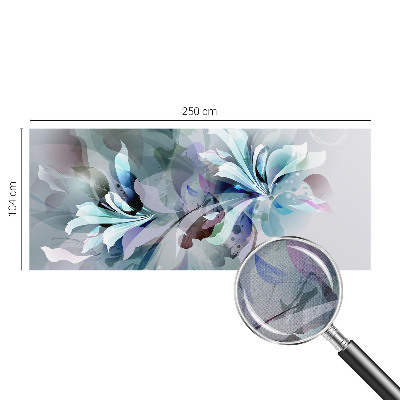 Samolepilna fototapeta za spalnico z motivom cvetlične abstrakcije
