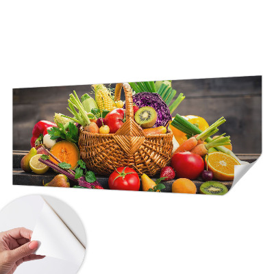 3D fototapeta z motivom sadnega obilja