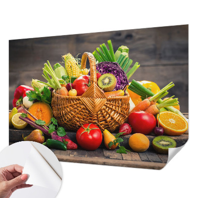 3D fototapeta z motivom sadnega obilja