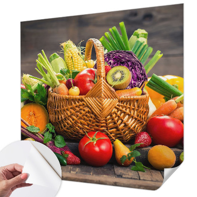 3D fototapeta z motivom sadnega obilja