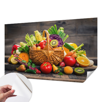 3D fototapeta z motivom sadnega obilja