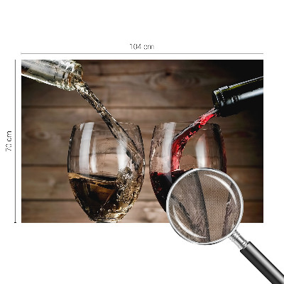Fototapeta za otroško sobo s motivom kozarcev vina