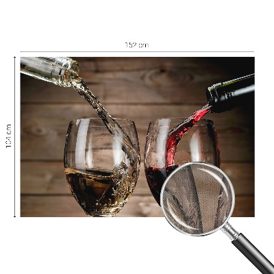 Fototapeta za otroško sobo s motivom kozarcev vina