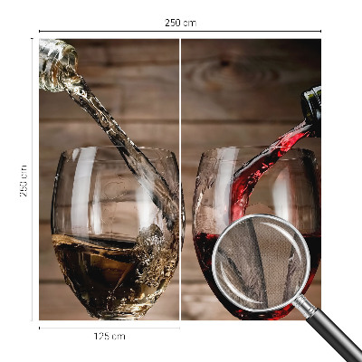 Fototapeta za otroško sobo s motivom kozarcev vina
