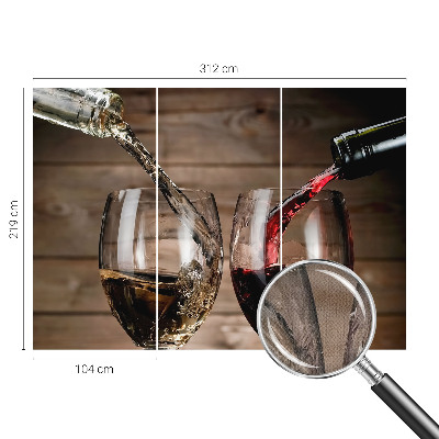 Fototapeta za otroško sobo Kozarci vina