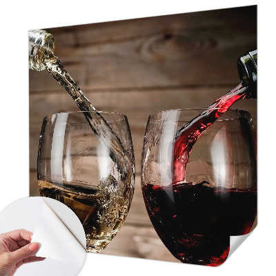 Fototapeta za otroško sobo s motivom kozarcev vina