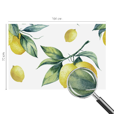 Samolepilna fototapeta z motivom limon
