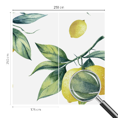 Samolepilna fototapeta z motivom limon
