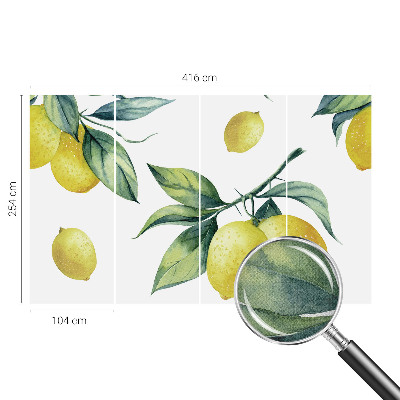 Samolepilna fototapeta z motivom limon