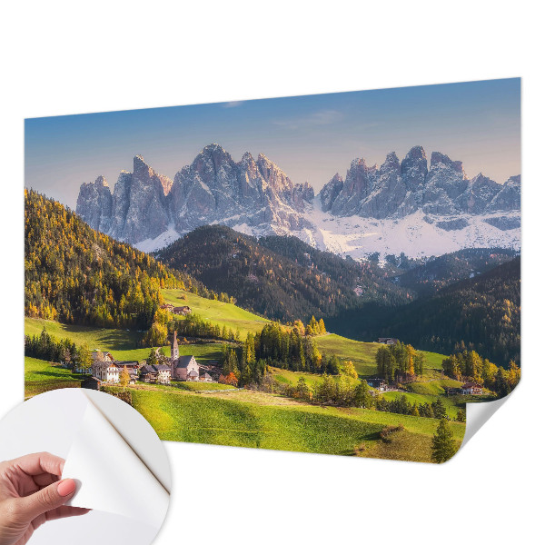 Samolepilna fototapeta za spalnico Gorska pokrajina