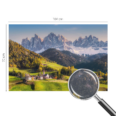 Samolepilna fototapeta za spalnico Gorska pokrajina