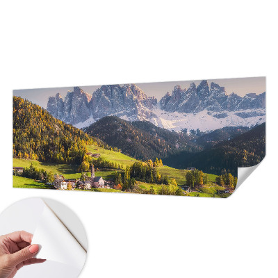 Samolepilna fototapeta za spalnico Gorska pokrajina