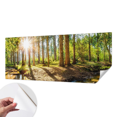 3D fototapeta z motivom gozdne idile