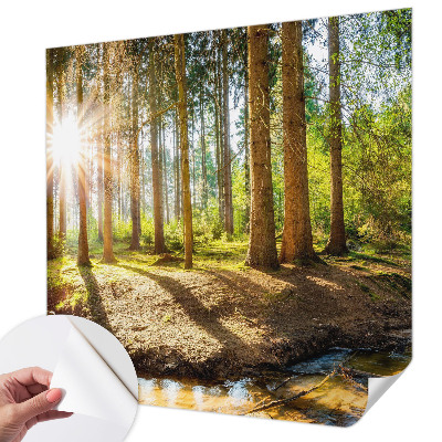 3D fototapeta z motivom gozdne idile