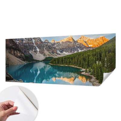 Fototapeta za otroško sobo z motivom odseva v gorah