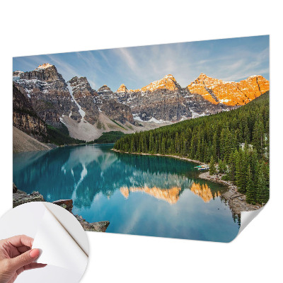 Fototapeta za otroško sobo z motivom odseva v gorah