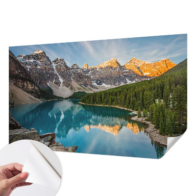 Fototapeta za otroško sobo z motivom odseva v gorah