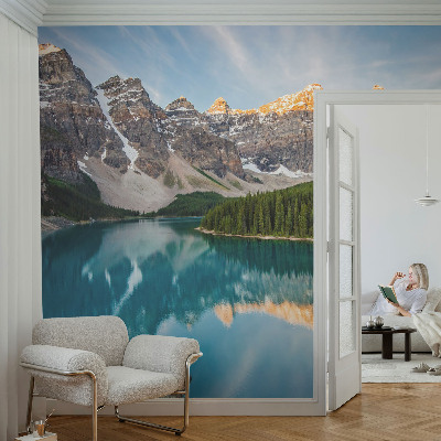 Fototapeta za otroško sobo z motivom odseva v gorah