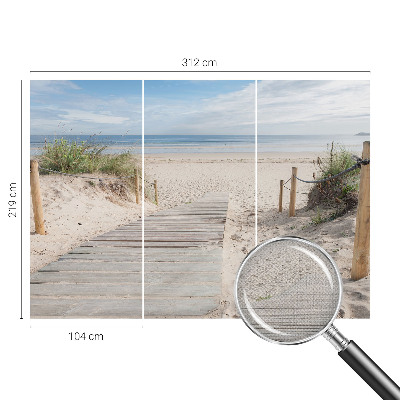 Otroška fototapeta Lesena pot