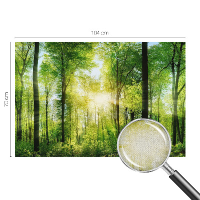 Samolepilna fototapeta z vzorcem gozdne harmonije