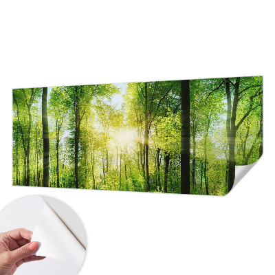 Samolepilna fototapeta z vzorcem gozdne harmonije