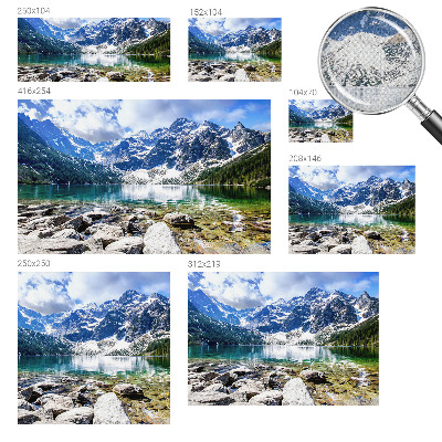 Samolepilna fototapeta za dnevno sobo Gorska pokrajina