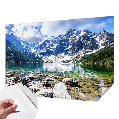 Samolepilna fototapeta za dnevno sobo z motivom gorske pokrajine