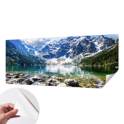 Samolepilna fototapeta za dnevno sobo z motivom gorske pokrajine