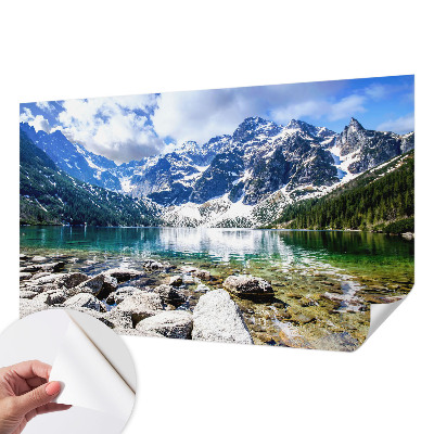 Samolepilna fototapeta za dnevno sobo z motivom gorske pokrajine