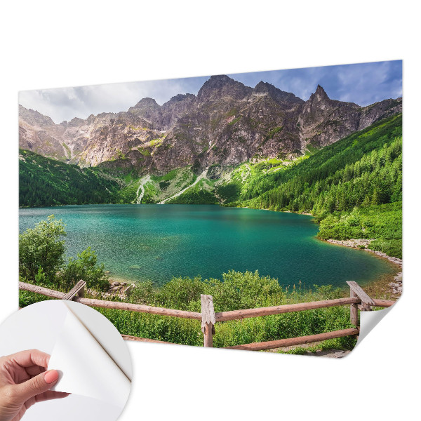 Samolepilna fototapeta za dnevno sobo z motivom gorske pokrajine