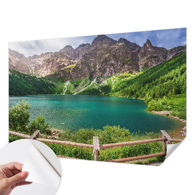 Samolepilna fototapeta za dnevno sobo z motivom gorske pokrajine