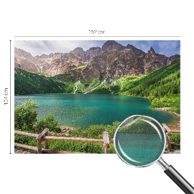 Samolepilna fototapeta za dnevno sobo z motivom gorske pokrajine