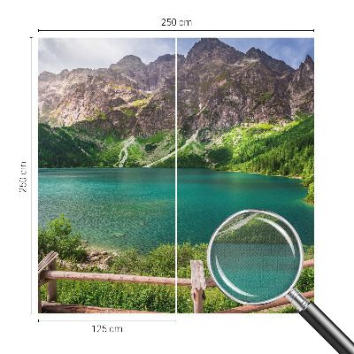 Samolepilna fototapeta za dnevno sobo z motivom gorske pokrajine