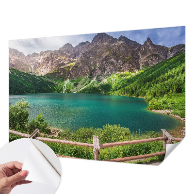 Samolepilna fototapeta za dnevno sobo z motivom gorske pokrajine