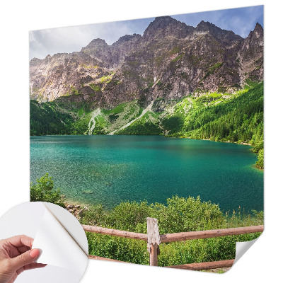 Samolepilna fototapeta za dnevno sobo z motivom gorske pokrajine
