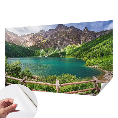 Samolepilna fototapeta za dnevno sobo z motivom gorske pokrajine