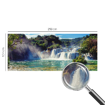3D fototapeta s motivom slapa v pokrajini