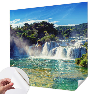 3D fototapeta s motivom slapa v pokrajini