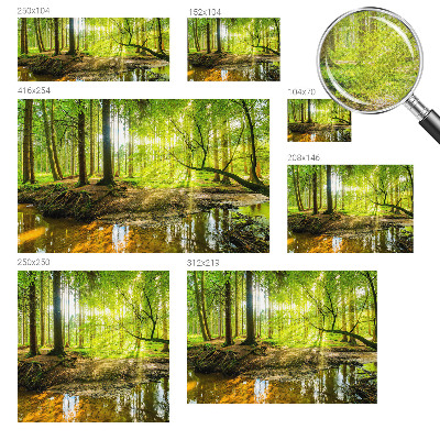 Fototapeta za otroško sobo z zeleno pokrajino