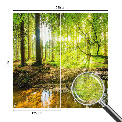 Fototapeta za otroško sobo z zeleno pokrajino