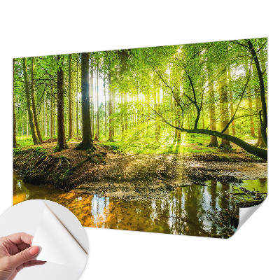 Fototapeta za otroško sobo z zeleno pokrajino