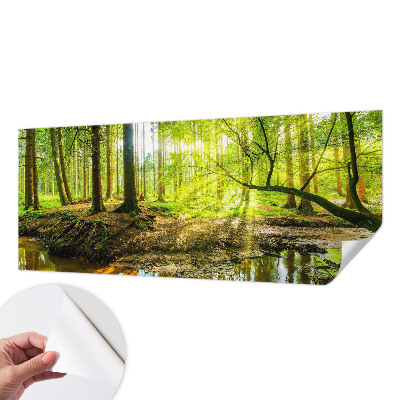 Fototapeta za otroško sobo z zeleno pokrajino